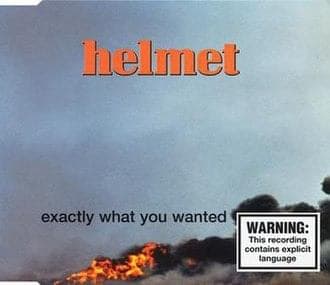Album cover art for "Exactly What You Wanted" by Helmet
