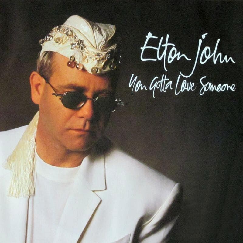 Album cover art for "Flowers" by Elton John