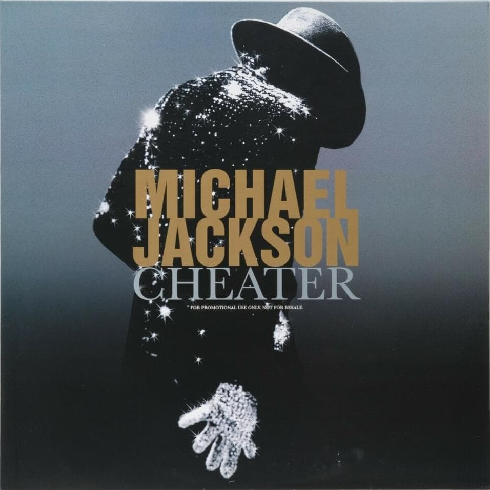 Album cover art for "Cheater" by Michael Jackson