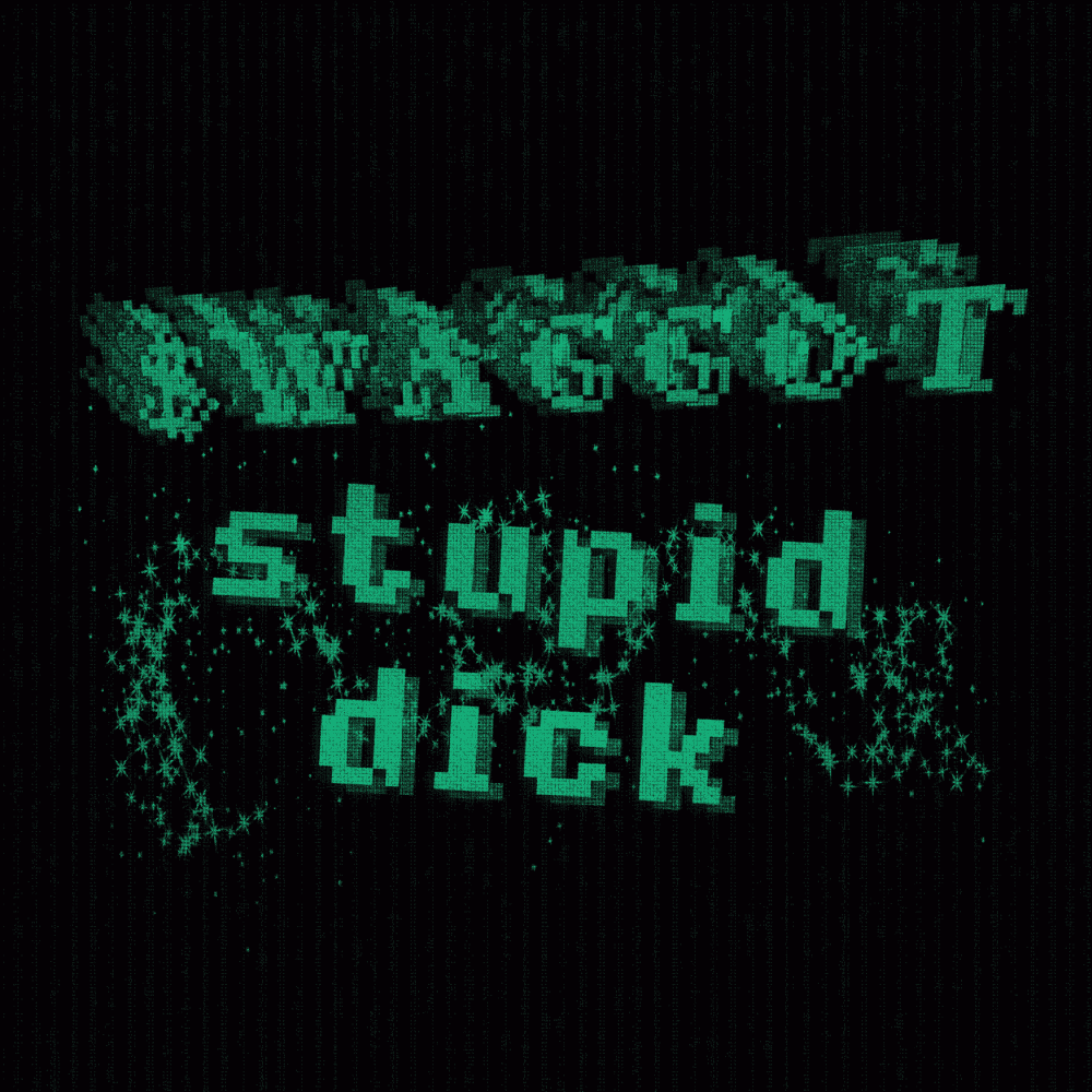 Album cover art for "stupid dick" by $WAGGOT