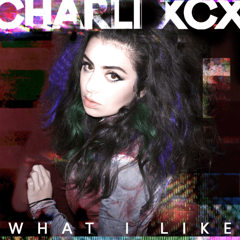 Album cover art for "What I Like" by Charli xcx