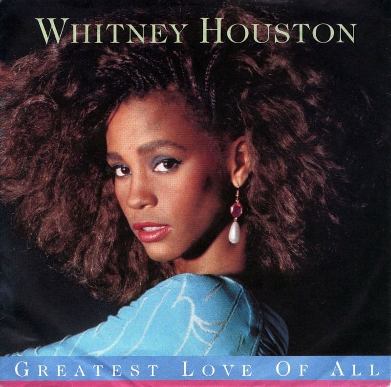 Album cover art for "Greatest Love of All" by Whitney Houston