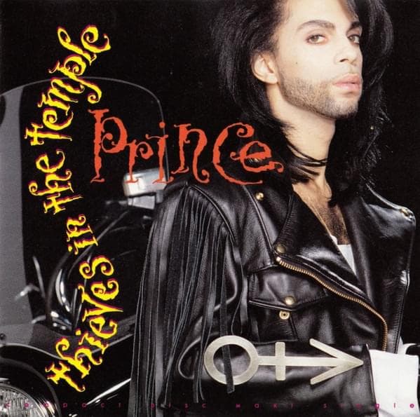 Album cover art for "Thieves in the Temple" by Prince