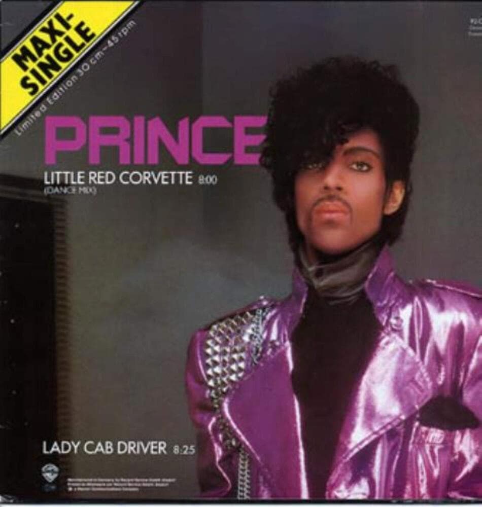 Album cover art for "Little Red Corvette (Special Dance Mix)" by Prince