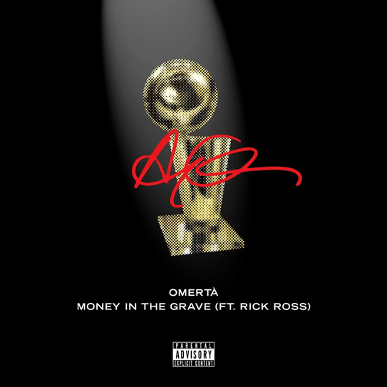 Album cover art for "Money in the Grave" by Drake & Rick Ross
