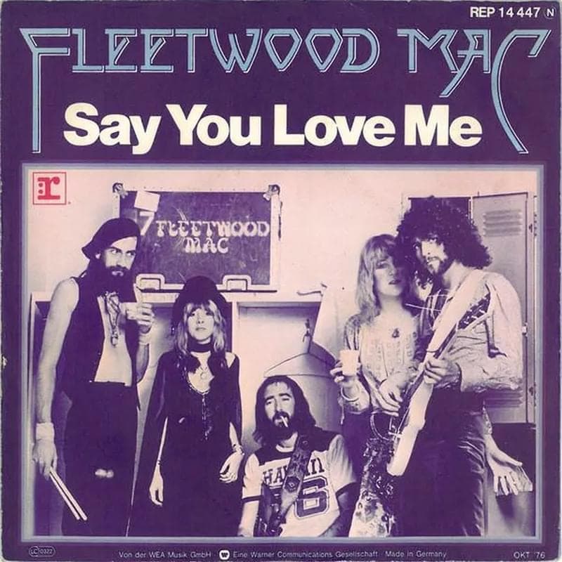 Album cover art for "Say You Love Me" by Fleetwood Mac