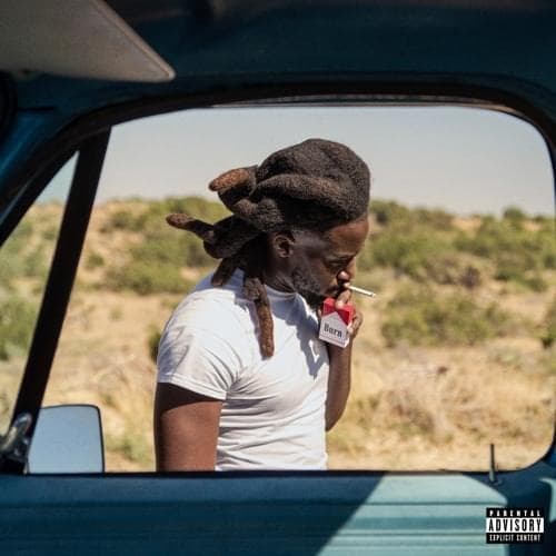 Album cover art for "Let It Burn" by Shaboozey