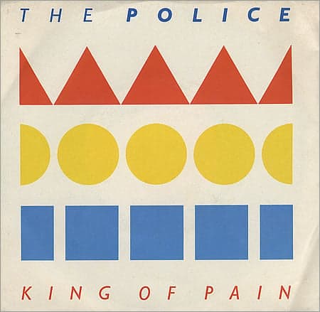 Album cover art for "King of Pain" by The Police