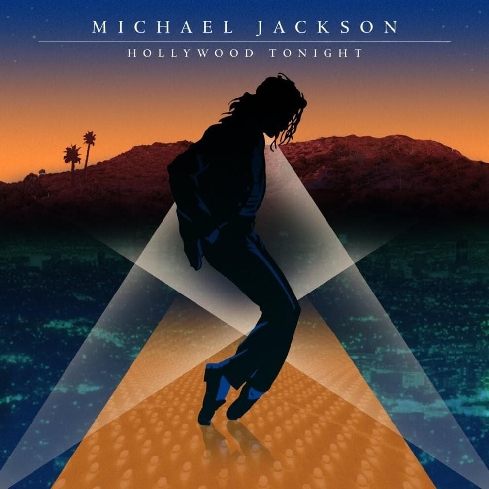 Album cover art for "Hollywood Tonight" by Michael Jackson