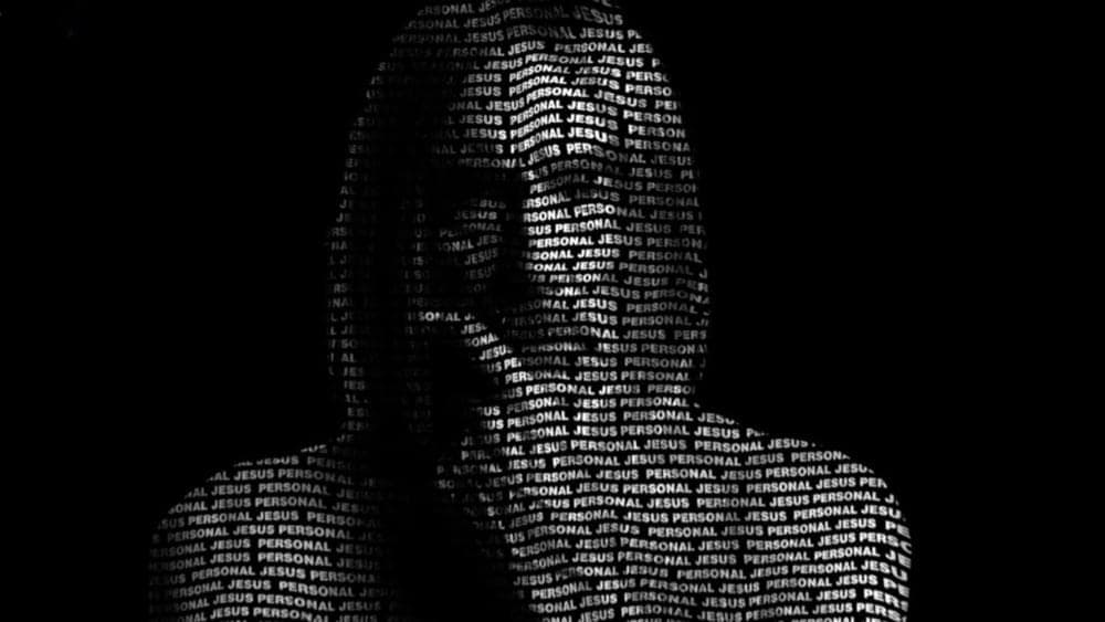 Album cover art for "Personal Jesus" by Trevor Horn & Iggy Pop & Lambrini Girls