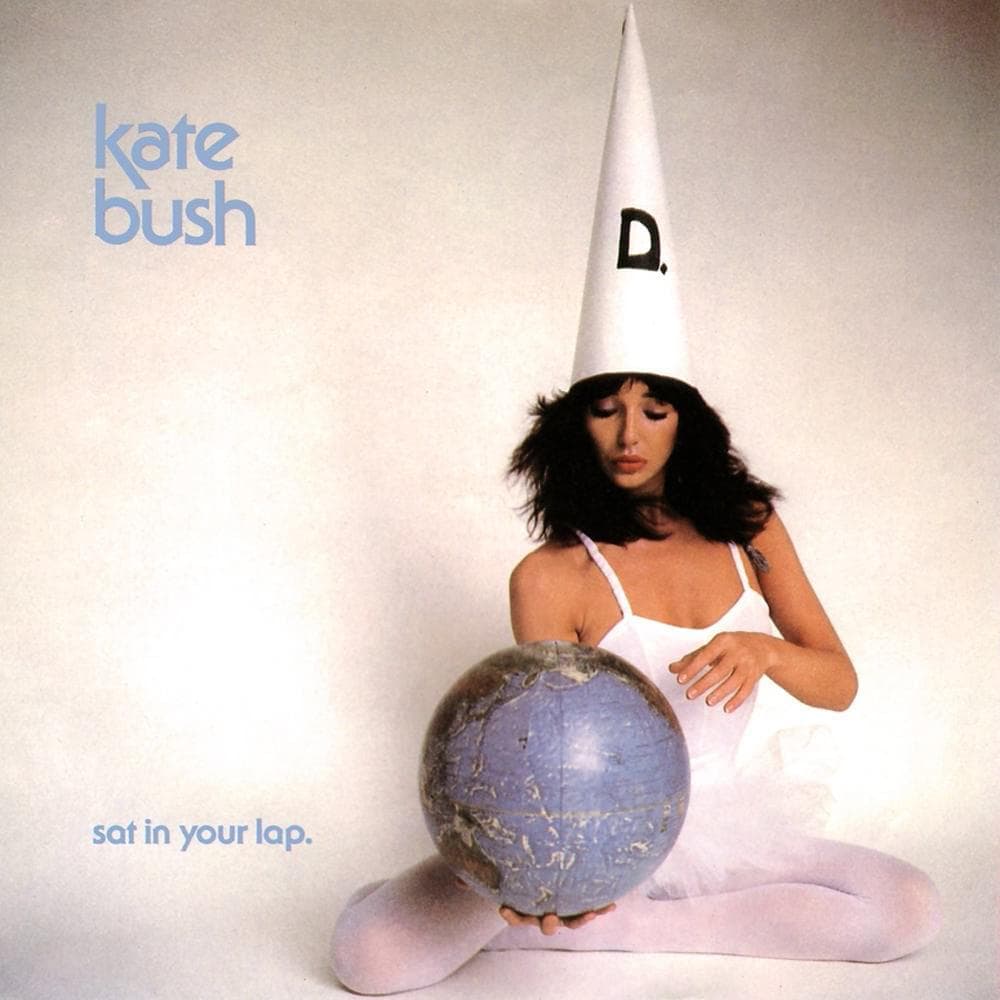 Album cover art for "Sat in Your Lap" by Kate Bush