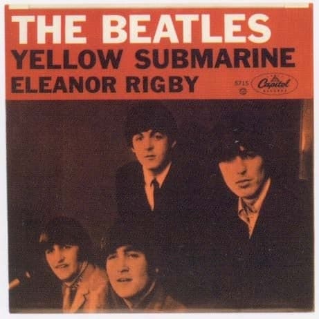 Album cover art for "Eleanor Rigby" by The Beatles