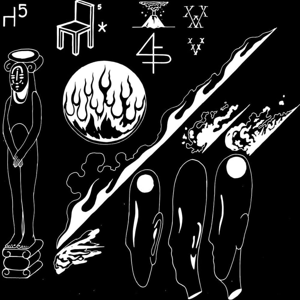 Album cover art for "____45_____" by Bon Iver