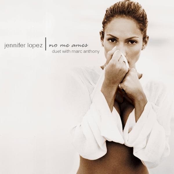 Album cover art for "No Me Ames (Ballad Version)" by Jennifer Lopez & Marc Anthony