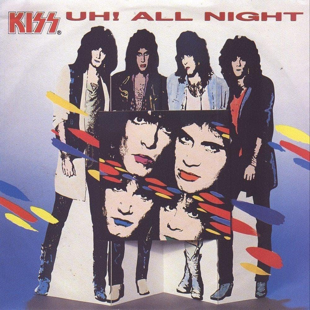 Album cover art for "Uh! All Night" by KISS