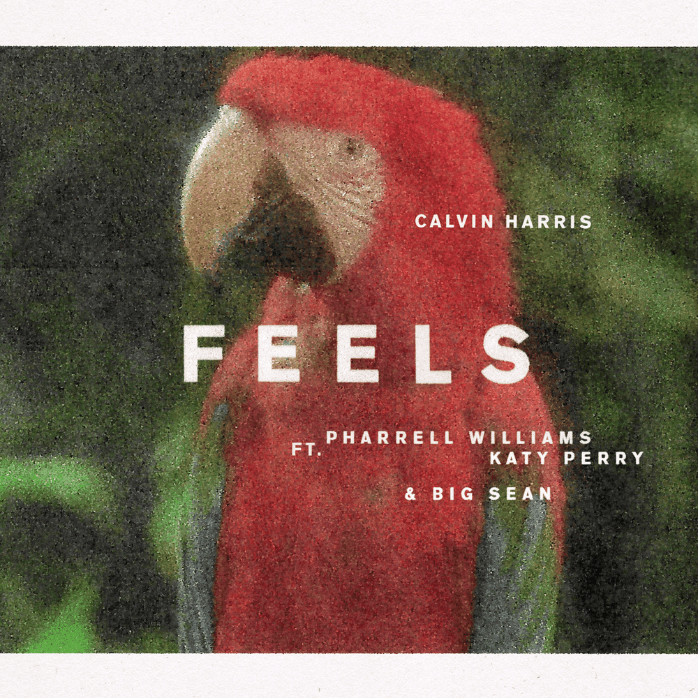 Album cover art for "Feels" by Calvin Harris & Pharrell Williams & Katy Perry & Big Sean
