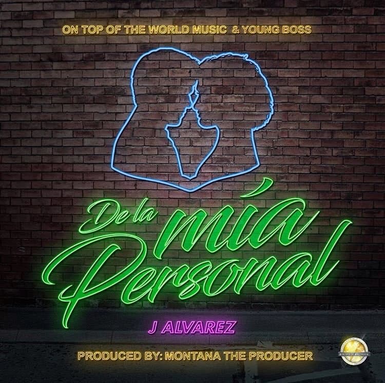 Album cover art for "De La Mía Personal" by J Álvarez