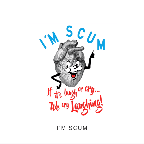 Album cover art for "I'm Scum" by IDLES