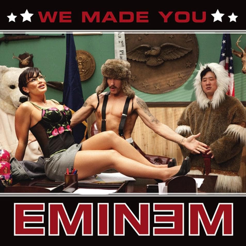 Album cover art for "We Made You" by Eminem