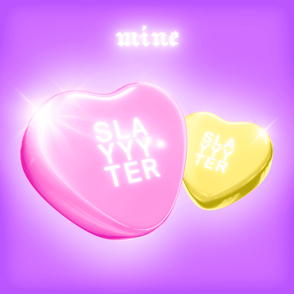 Album cover art for "Mine" by Slayyyter