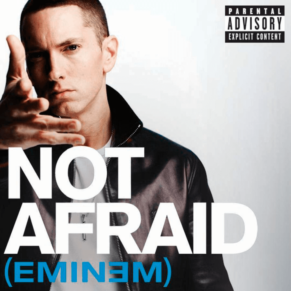 Album cover art for "Not Afraid" by Eminem