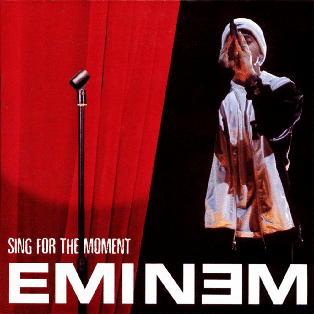 Album cover art for "Sing for the Moment" by Eminem