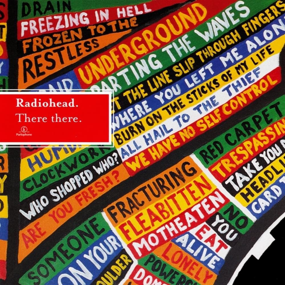 Album cover art for "There, There. (The Boney King of Nowhere.)" by Radiohead
