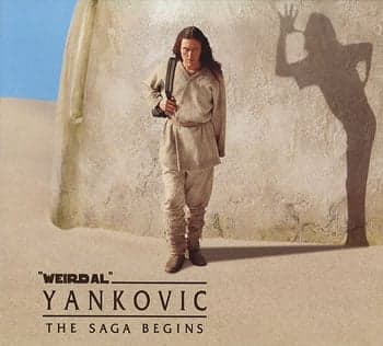Album cover art for "The Saga Begins" by “Weird Al” Yankovic