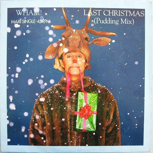 Album cover art for "Last Christmas (Pudding Mix)" by Wham!