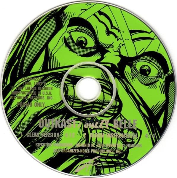 Album cover art for "Jazzy Belle" by OutKast