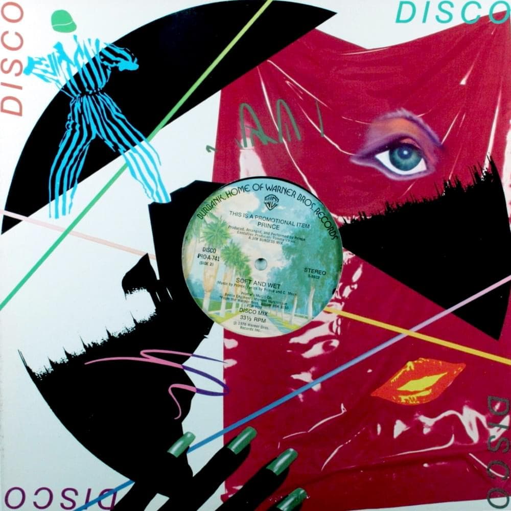 Album cover art for "Soft and Wet" by Prince