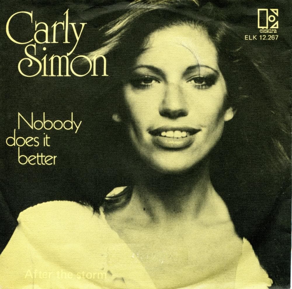 Album cover art for "Nobody Does It Better" by Carly Simon