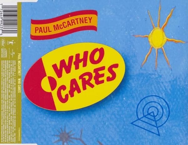 Album cover art for "Who Cares" by Paul McCartney