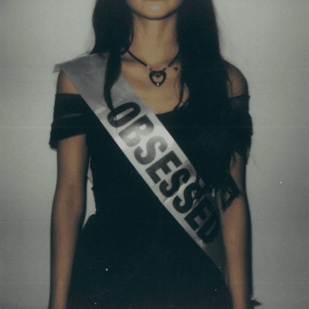 Album cover art for "obsessed" by Olivia Rodrigo