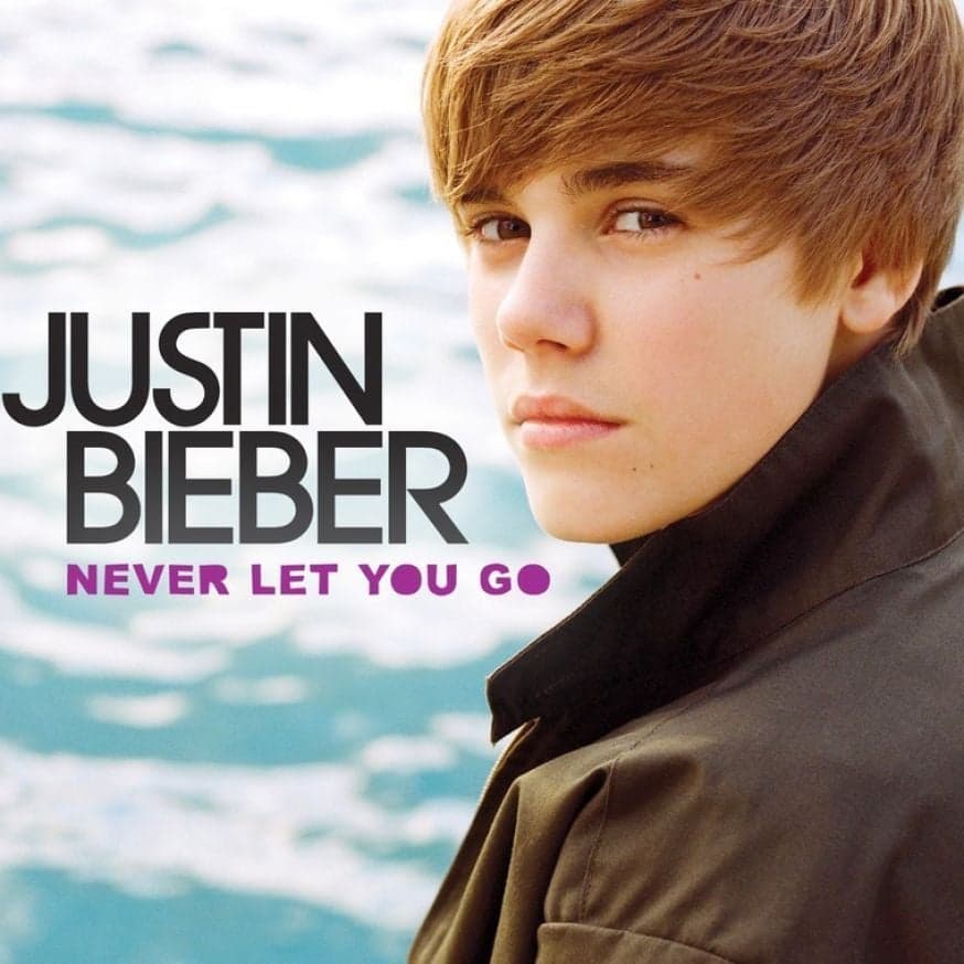 Album cover art for "Never Let You Go" by Justin Bieber