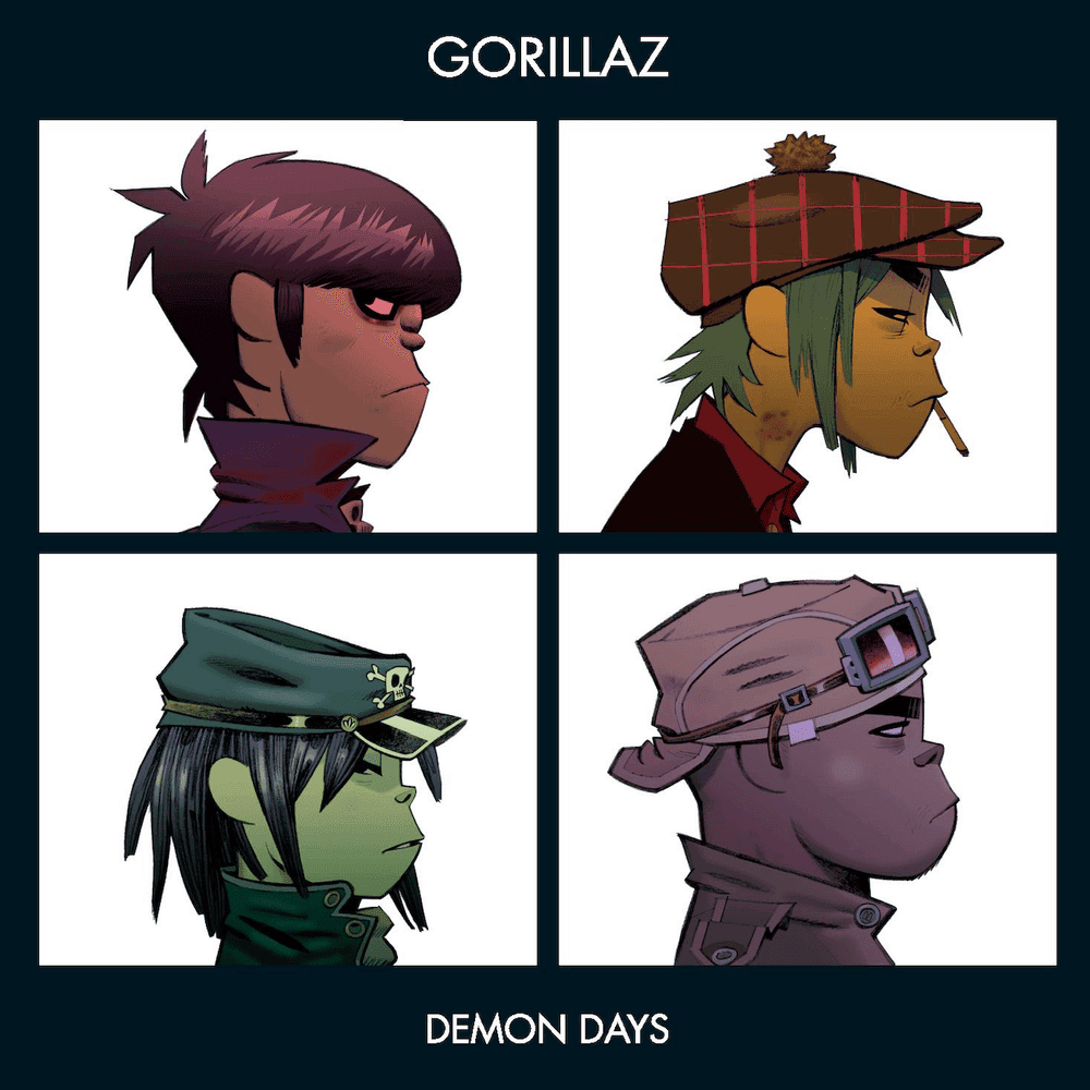 Album cover art for "Intro" by Gorillaz