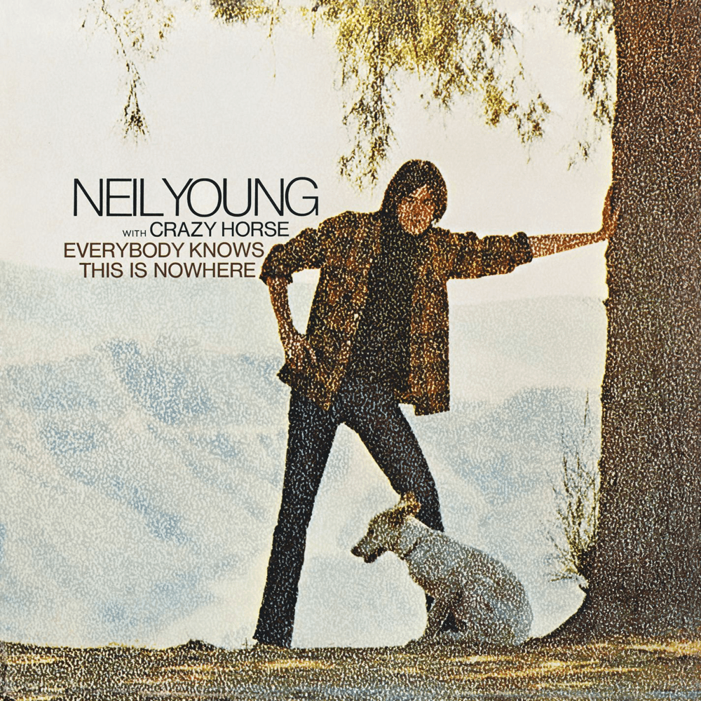 Album cover art for "Down by the River" by Neil Young
