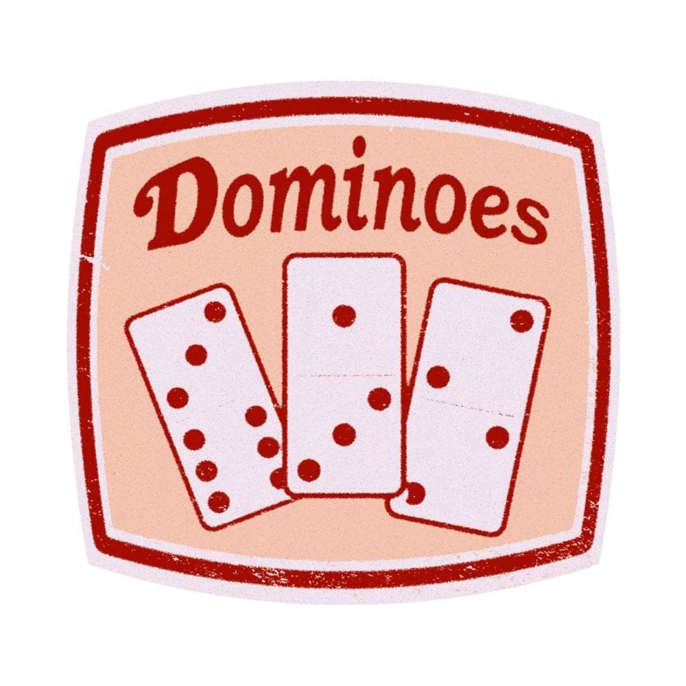 Album cover art for "Dominoes" by Paul McCartney