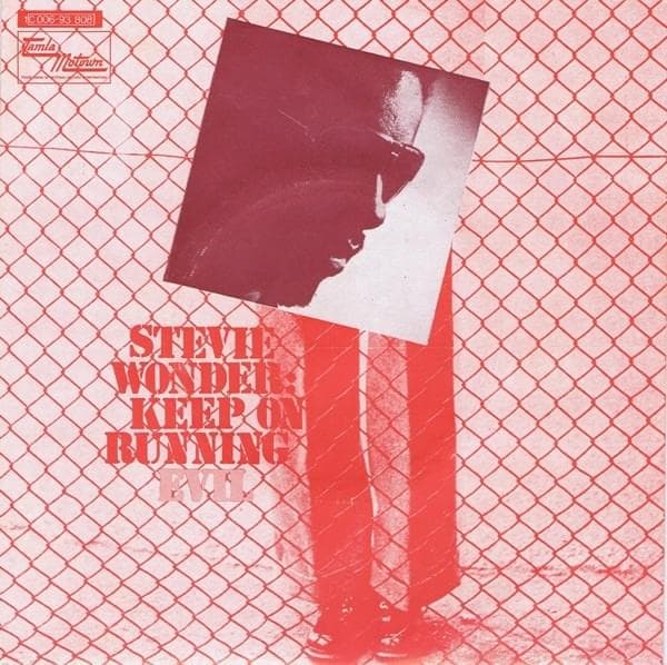 Album cover art for "Keep On Running" by Stevie Wonder