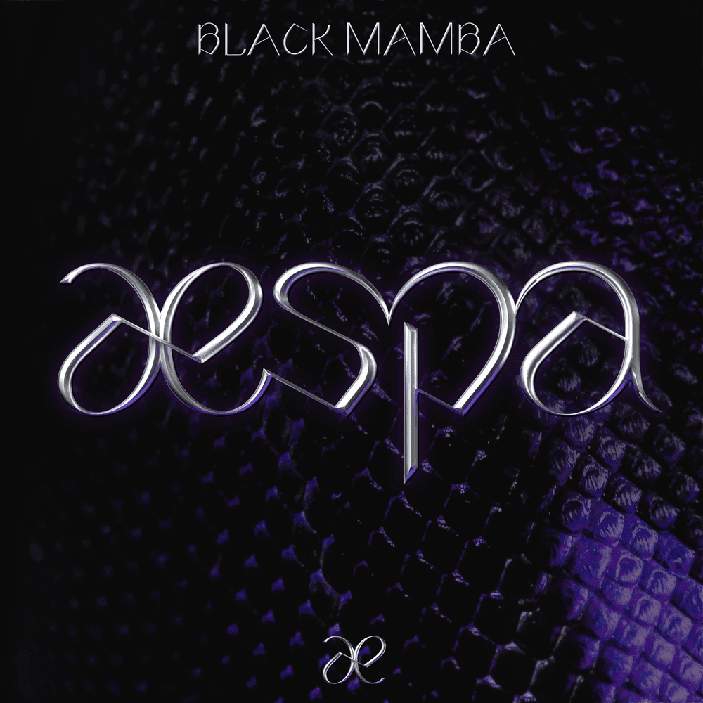 Album cover art for "Black Mamba" by aespa
