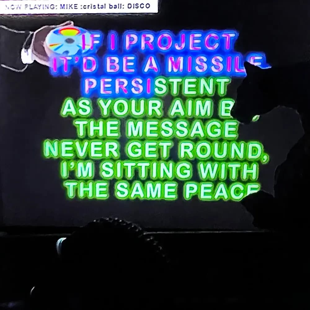 Album cover art for "Crystal Ball" by MIKE