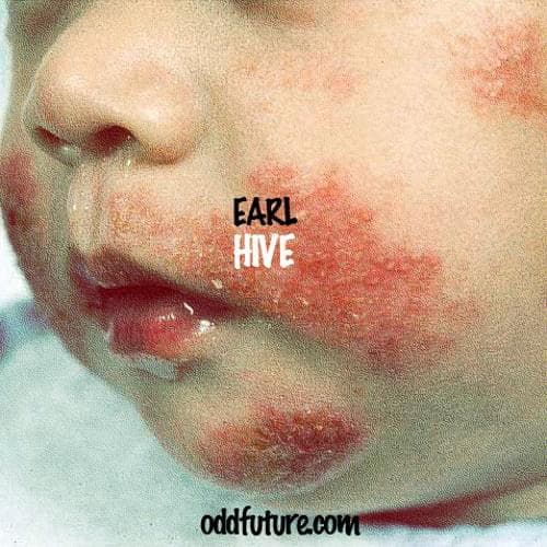 Album cover art for "Hive" by Earl Sweatshirt & Vince Staples & Casey Veggies