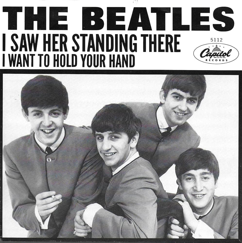 Album cover art for "I Saw Her Standing There" by The Beatles