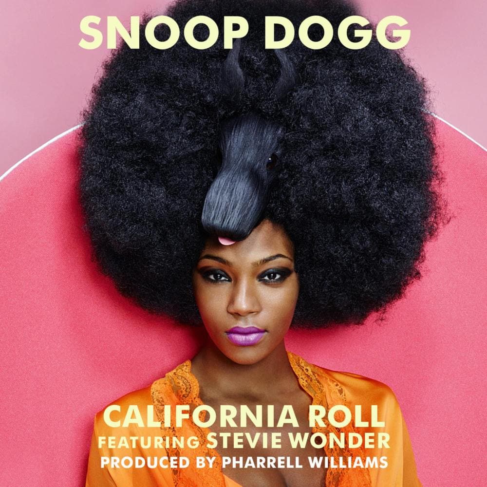 Album cover art for "California Roll" by Snoop Dogg & Stevie Wonder