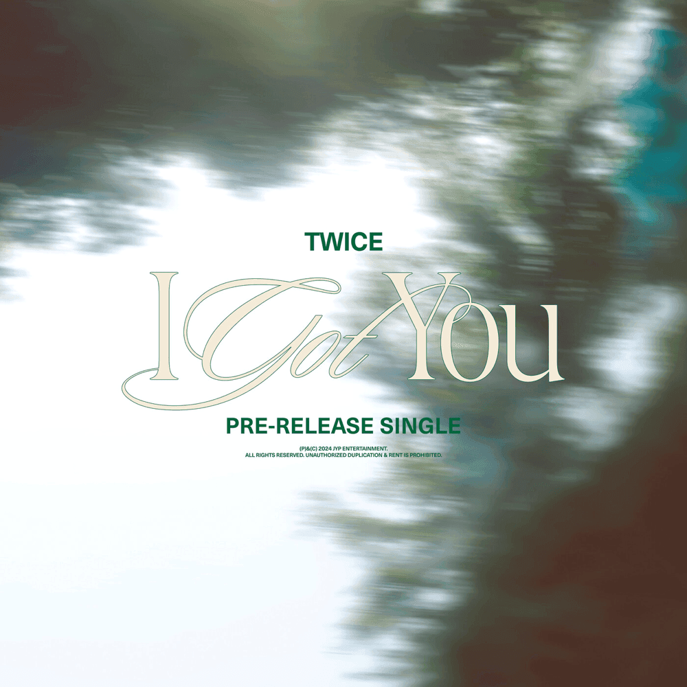 Album cover art for "I GOT YOU" by TWICE