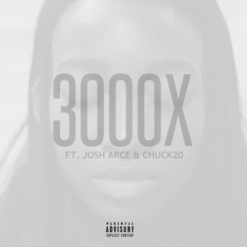 Album cover art for "3000x" by Little Simz & Josh Arcé & Chuck20