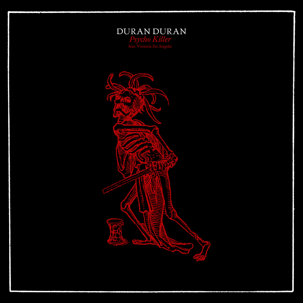 Album cover art for "PSYCHO KILLER" by Duran Duran & Victoria