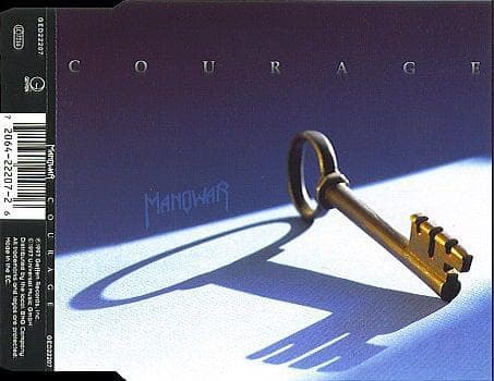 Album cover art for "Courage" by Manowar