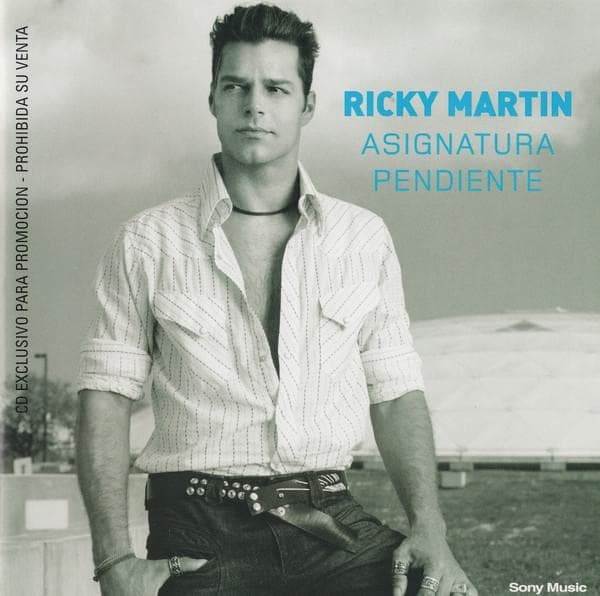 Album cover art for "Asignatura Pendiente" by Ricky Martin