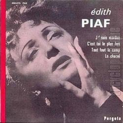Album cover art for "C'est Toi Le Plus Fort" by Édith Piaf